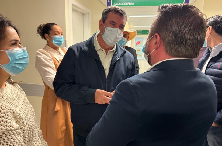 O governador Eduardo Riedel fez uma visita técnica ao Hospital Regional da Costa Leste Magid Thomé, em Três Lagoas