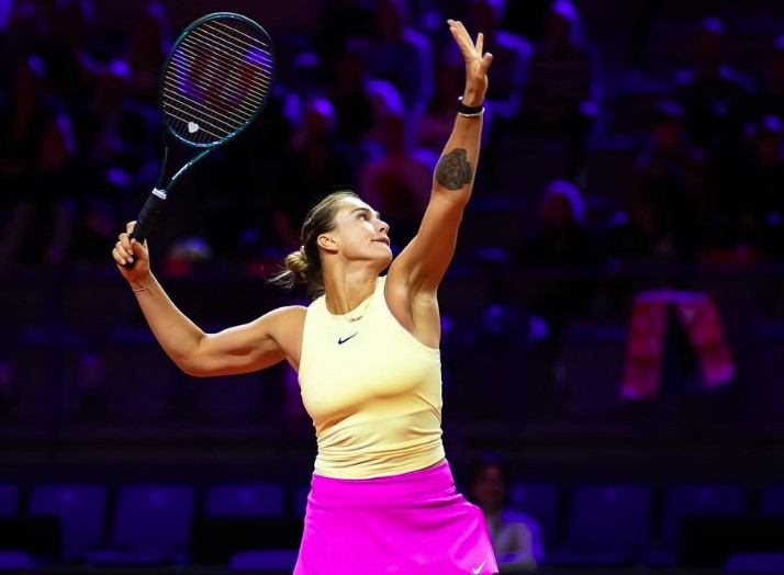 A tenista, Aryna Sabalenka