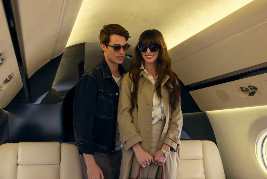 Anne Hathaway e Nicholas Galitzine em 'Uma Ideia de Você', que chegou ao Prime Video em 2 de maio.