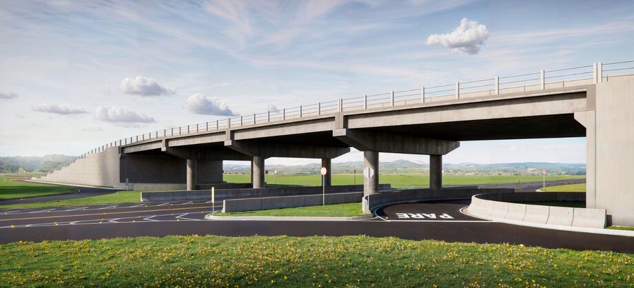 Viaduto Jardim Veraneio, localizado no km-485 da BR-163/M