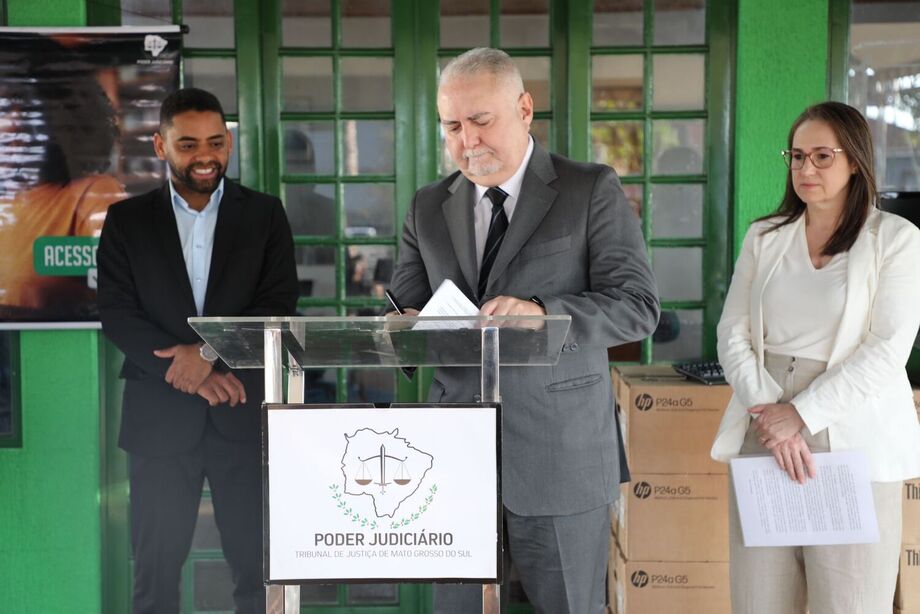 TJMS instala Ponto de Inclusão Digital em Antônio João