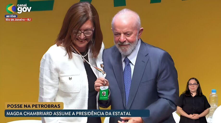 Lula disse que não quer 'confusão' na Petrobras, afirma Magda Chambriard, em cerimônia de posse