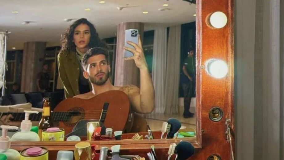 João Guilherme e Bruna Marquezine em foto publicada pelo ator em 2023