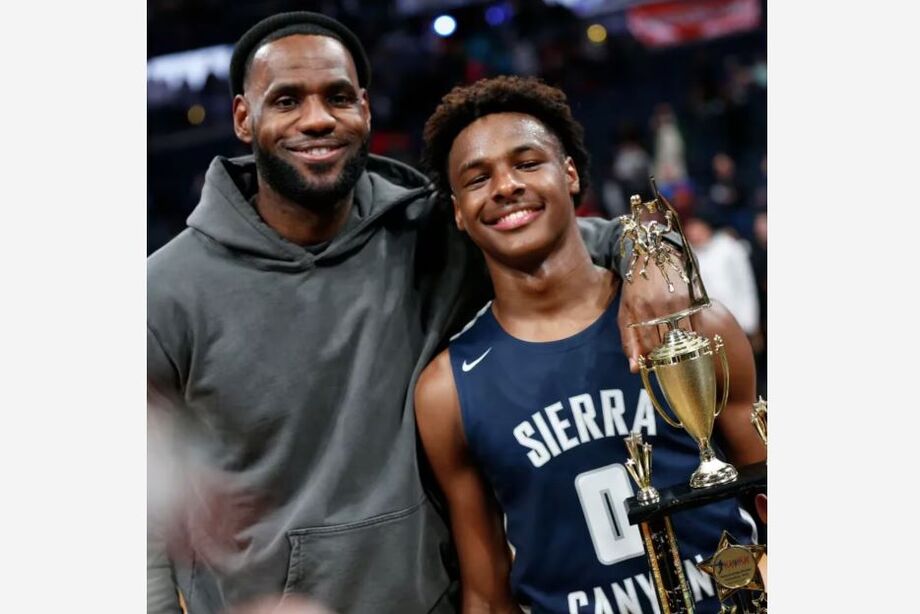 LeBron James e Bronny James sempre sonharam em jogar juntos na NBA