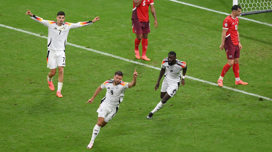 Alemanha empata com a Suíça no fim e garante o primeiro lugar no Grupo A da Eurocopa