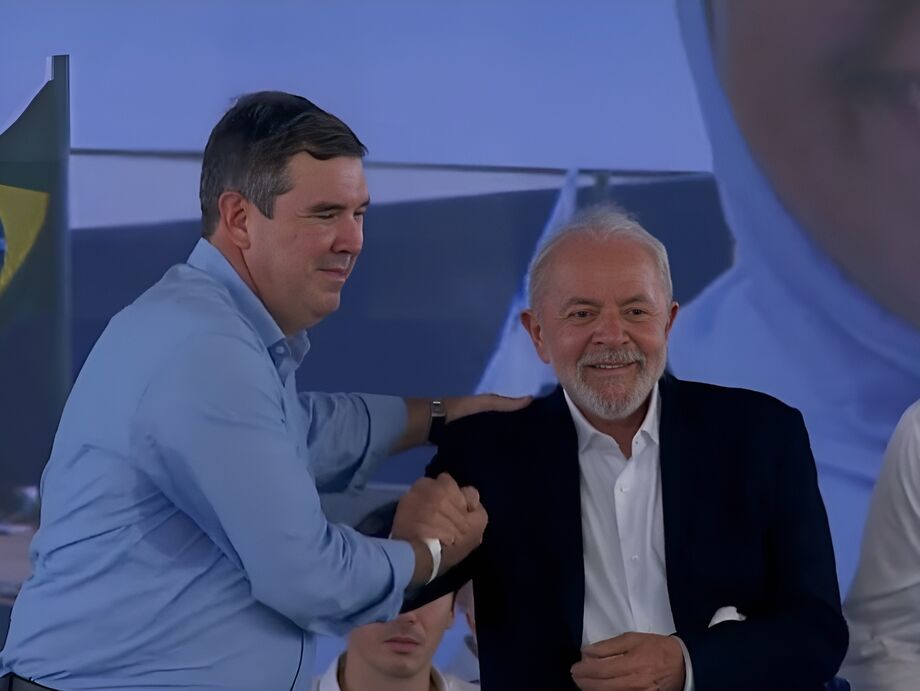 Governador Riedel e Lula em MS
