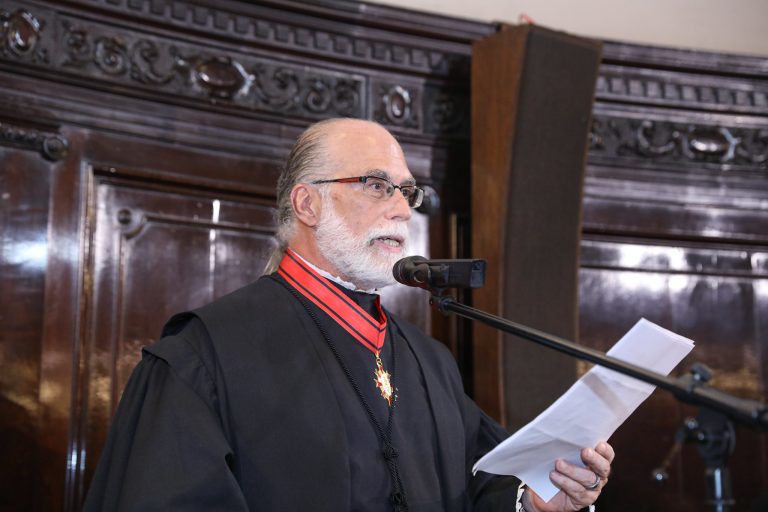 O o Desembargador do Tribunal de Justiça do Estado de São Paulo, José Henrique Rodrigues Torres ministra a aula especial sobre Direitos Humanos na pós-graduação em Ciências Criminais