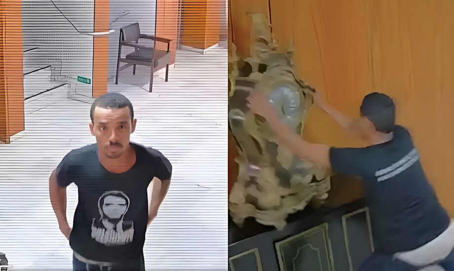 Antônio Cláudio Alves Ferreira foi flagrado por câmeras de segurança do Planalto
