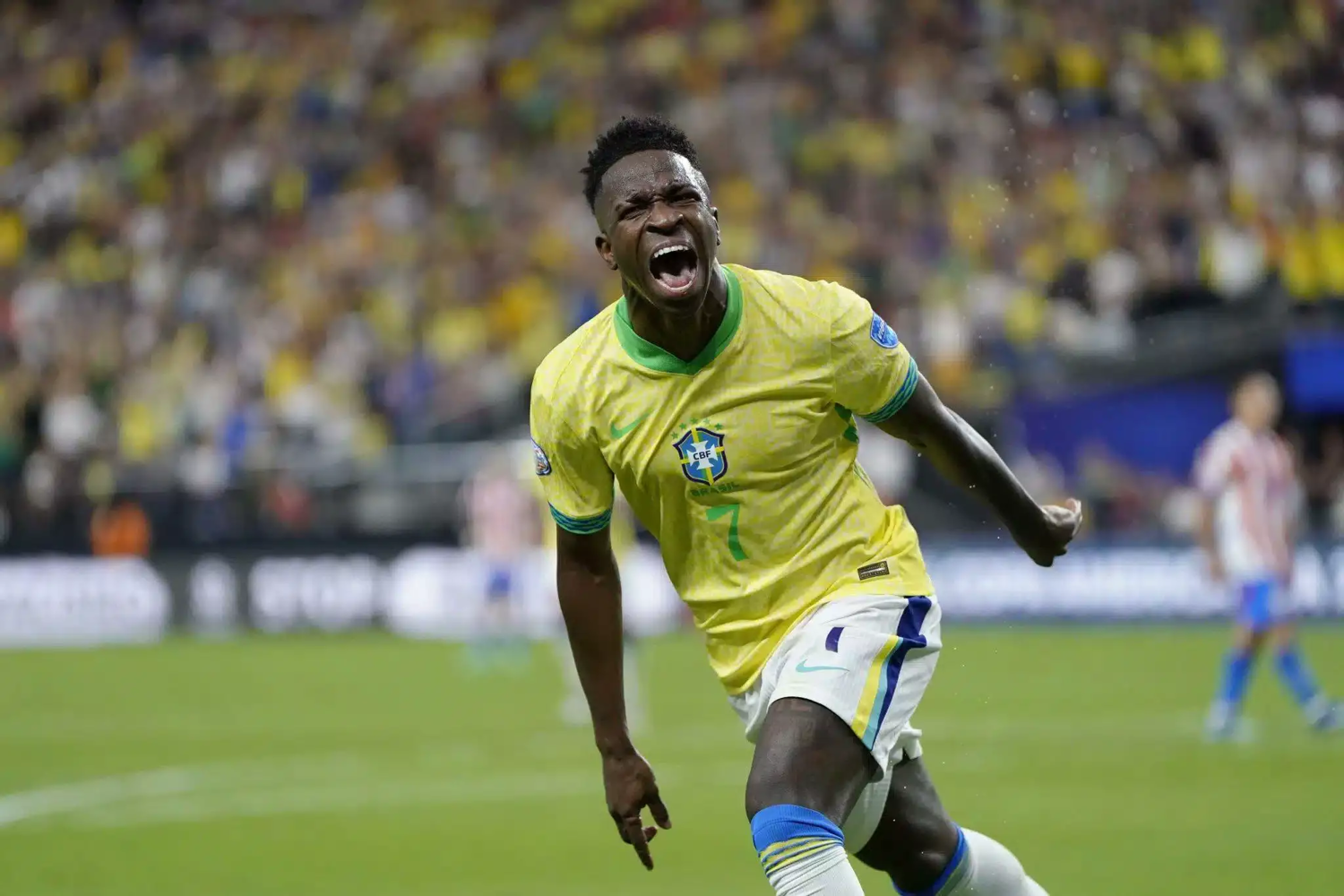 Vinicius Junior brilha e Brasil vence Paraguai por 4 a 1 na Copa América