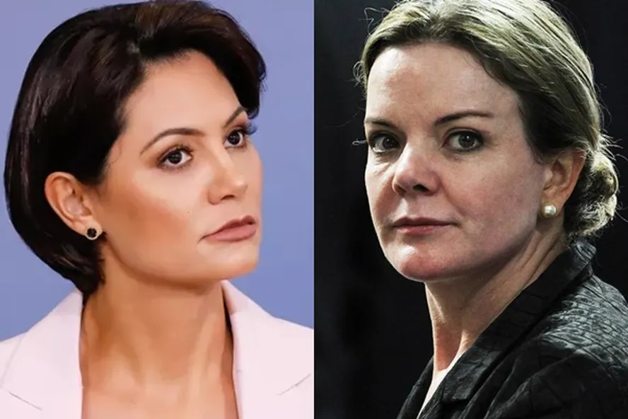 Gleisi questiona se Michelle Bolsonaro tem inveja de Lula e Janja após críticas por viagens