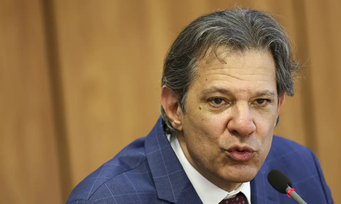 O ministro da Fazenda, Fernando Haddad