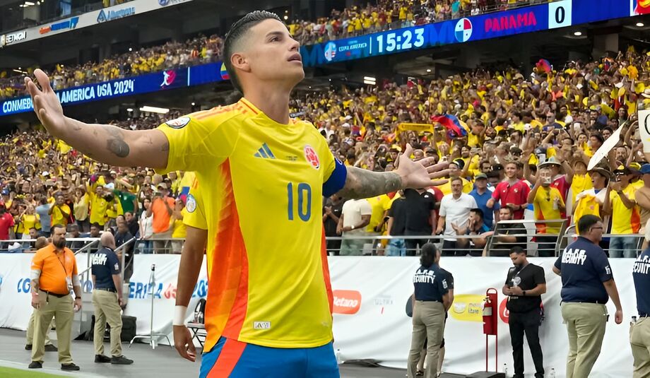 James Rodríguez foi eleito o melhor jogador da Copa América