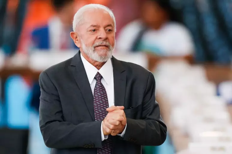 O presidente Luiz Inácio Lula da Silva.