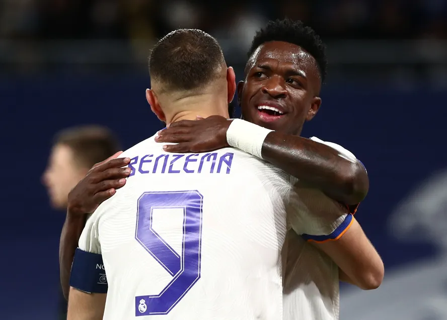 Benzema fica na torcida por Vini Jr na disputa pela Bola de Ouro: 'É o meu preferido'