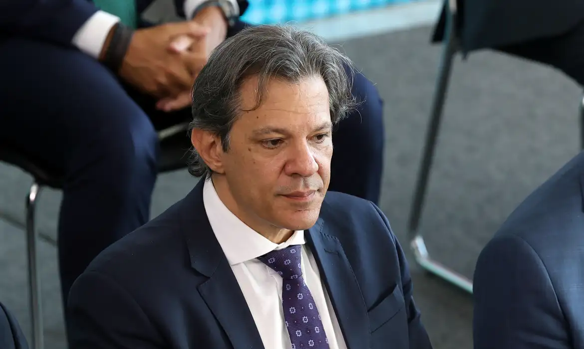 O ministro da Fazenda, Fernando Haddad