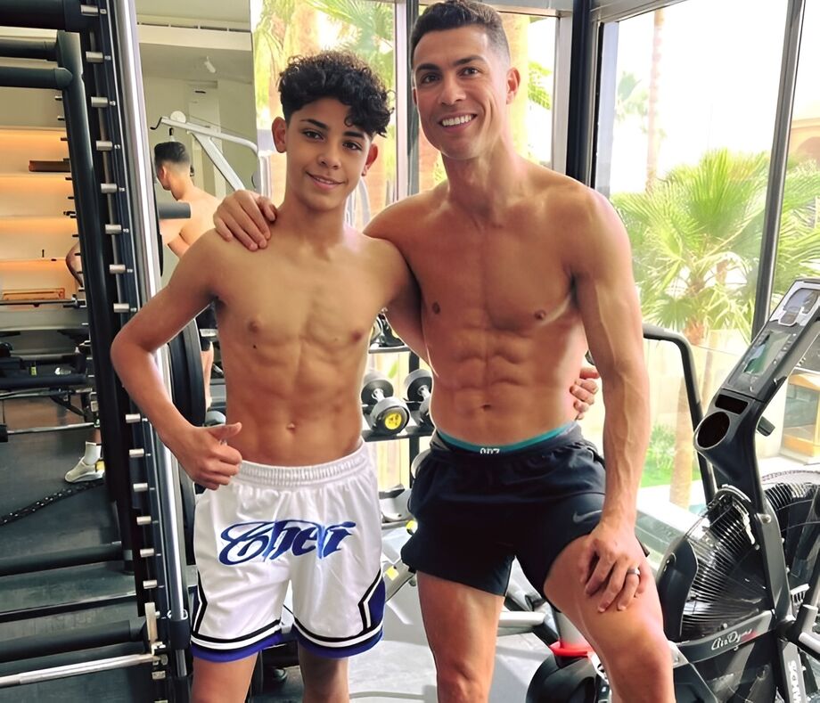 Cristiano Ronaldo e o filho, Cristiano Ronaldo Jr