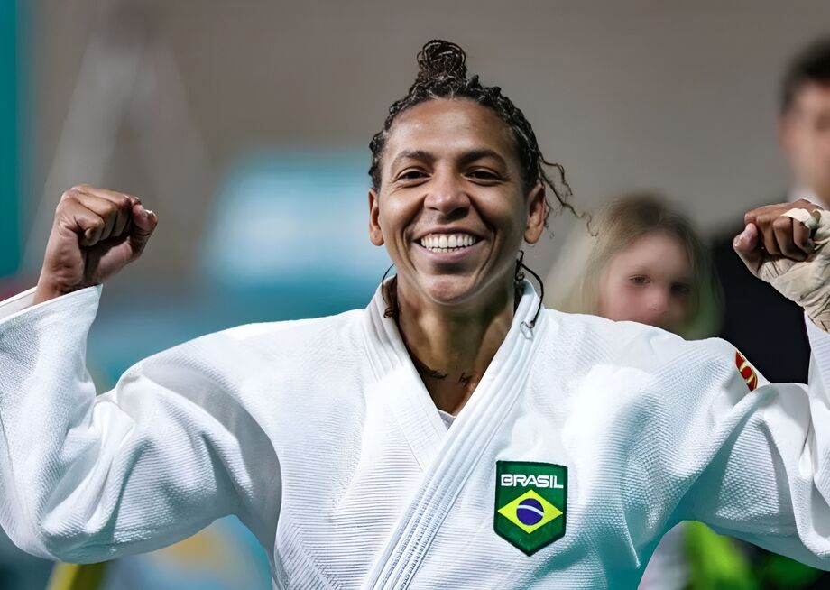 Se a brasileira vencer o próximo já garante uma medalha pois disputaria a final, tendo o ouro em jogo