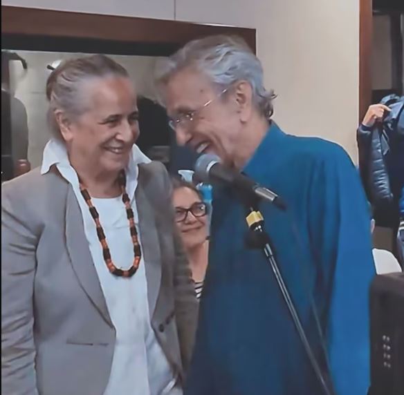 Maria Bethânia e Caetano Veloso ensaiam para a turnê que farão juntos