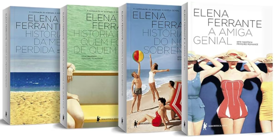 'Tetralogia Napolitana', de Elena Ferrante, publicada pela Globo Livros.