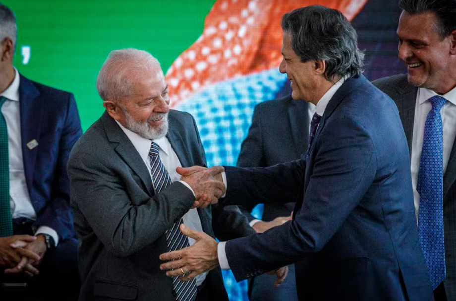 Presidente Lula e o ministro da Fazenda, Fernando Haddad