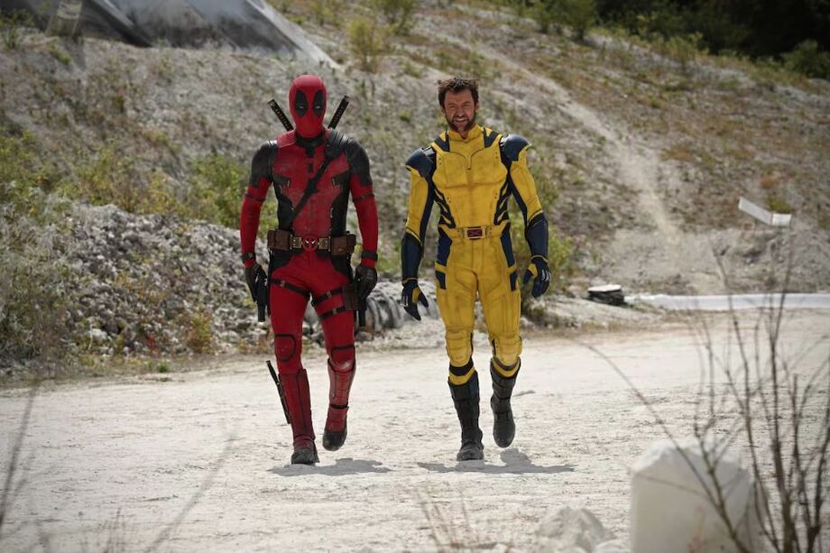 Ryan Reynolds e Hugh Jackman juntos em cena de 'Deadpool & Wolverine'