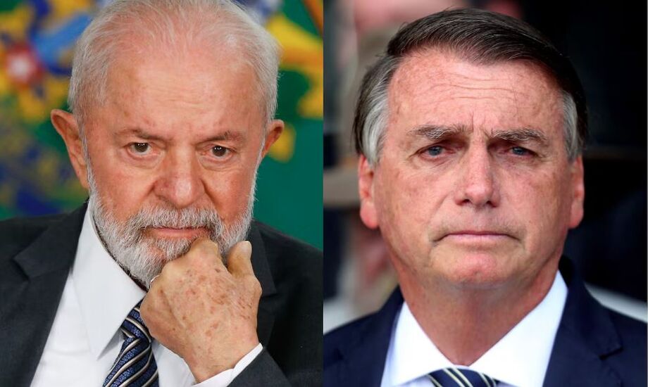 O presidente Luiz Inácio Lula da Silva o ex-presidente Jair Bolsonaro