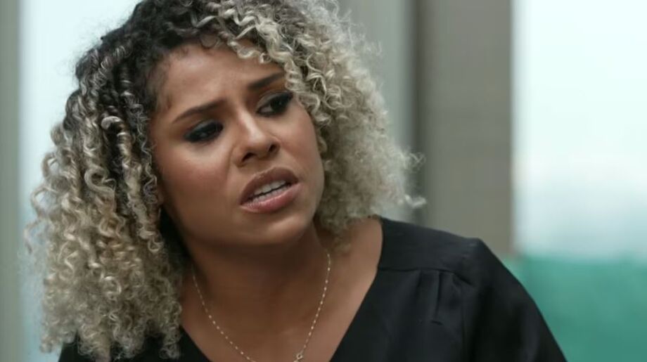 Kevelin Gomes em entrevista ao 'Domingo Espetacular' da Record. Ela é apontada como pivô da separação entre Iza e Yuri Lima