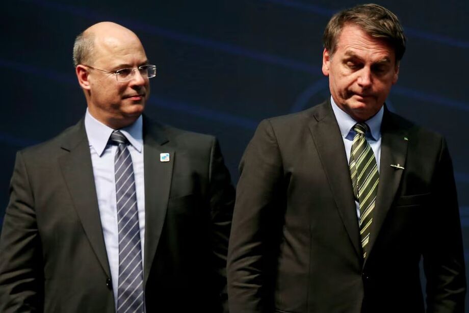 Wilson Witzel e Jair Bolsonaro em evento no Rio de Janeiro em junho de 2019