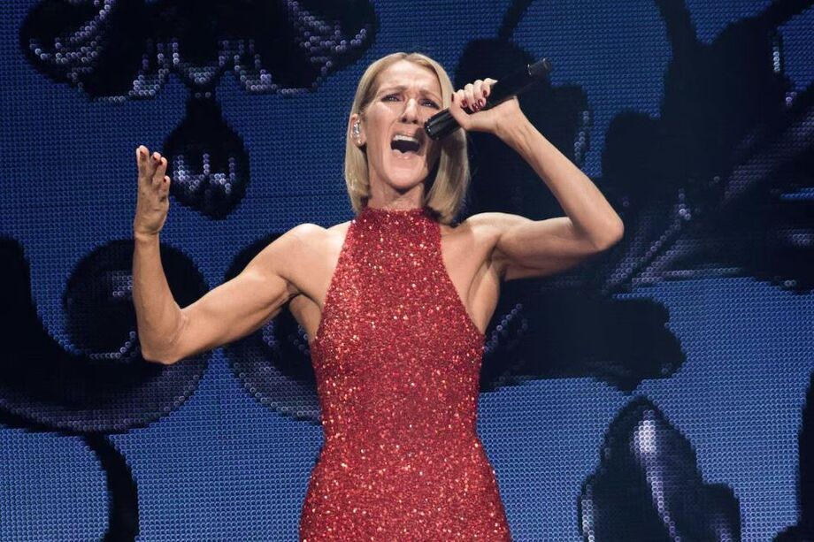 A cantora Céline Dion, em 2019
