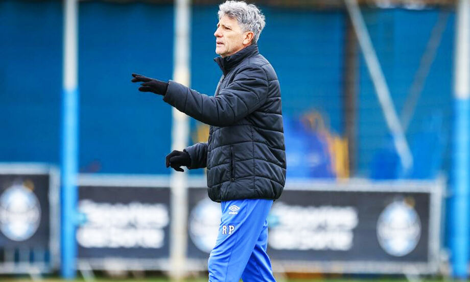 O técnico do Grêmio, Renato Gáucho