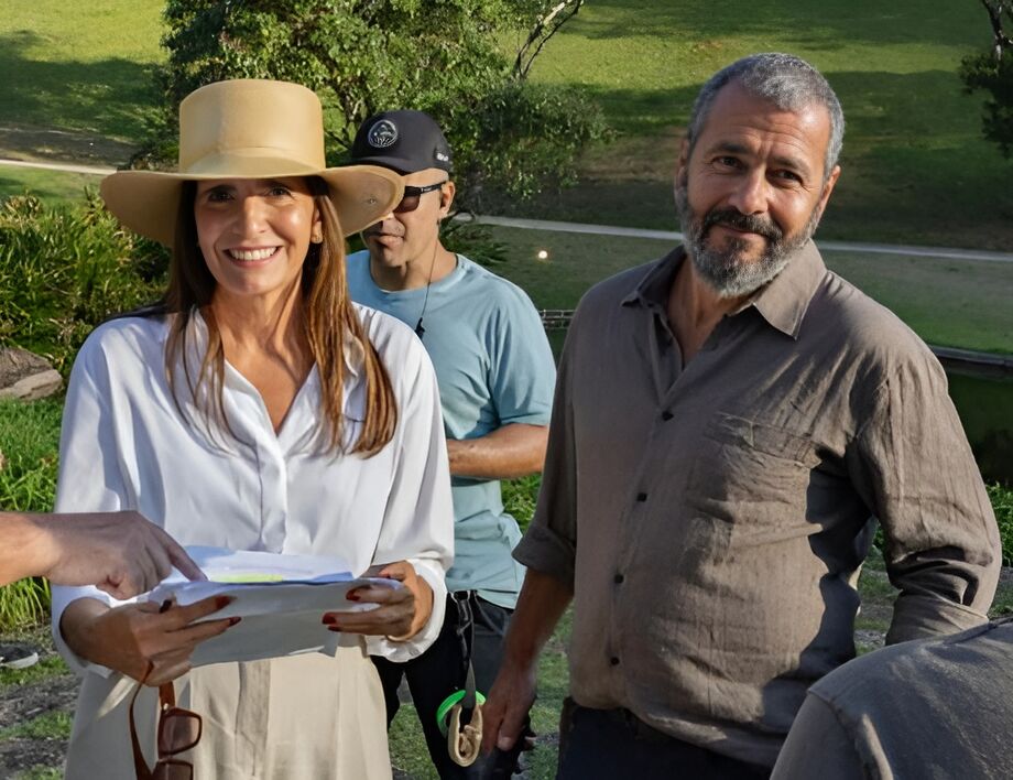 Malu Mader como Aurora e Marcos Palmeiras como José Inocêncio, em Renascer