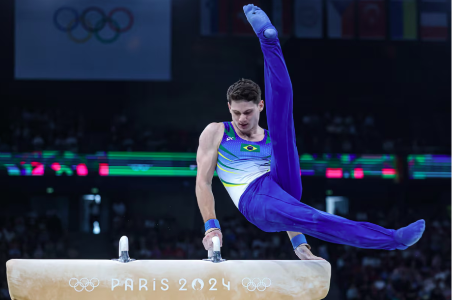 Diogo Soares avança à final da ginástica artística nos Jogos de Paris.
