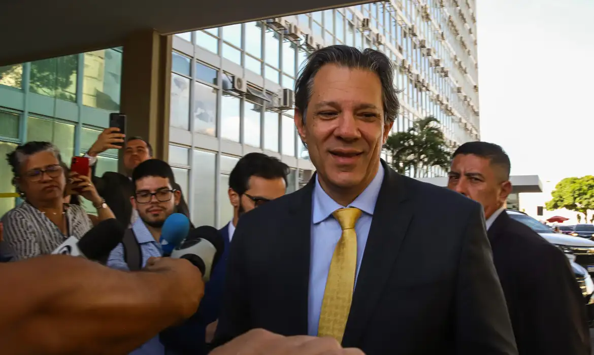 O ministro da Fazenda, Fernando Haddad