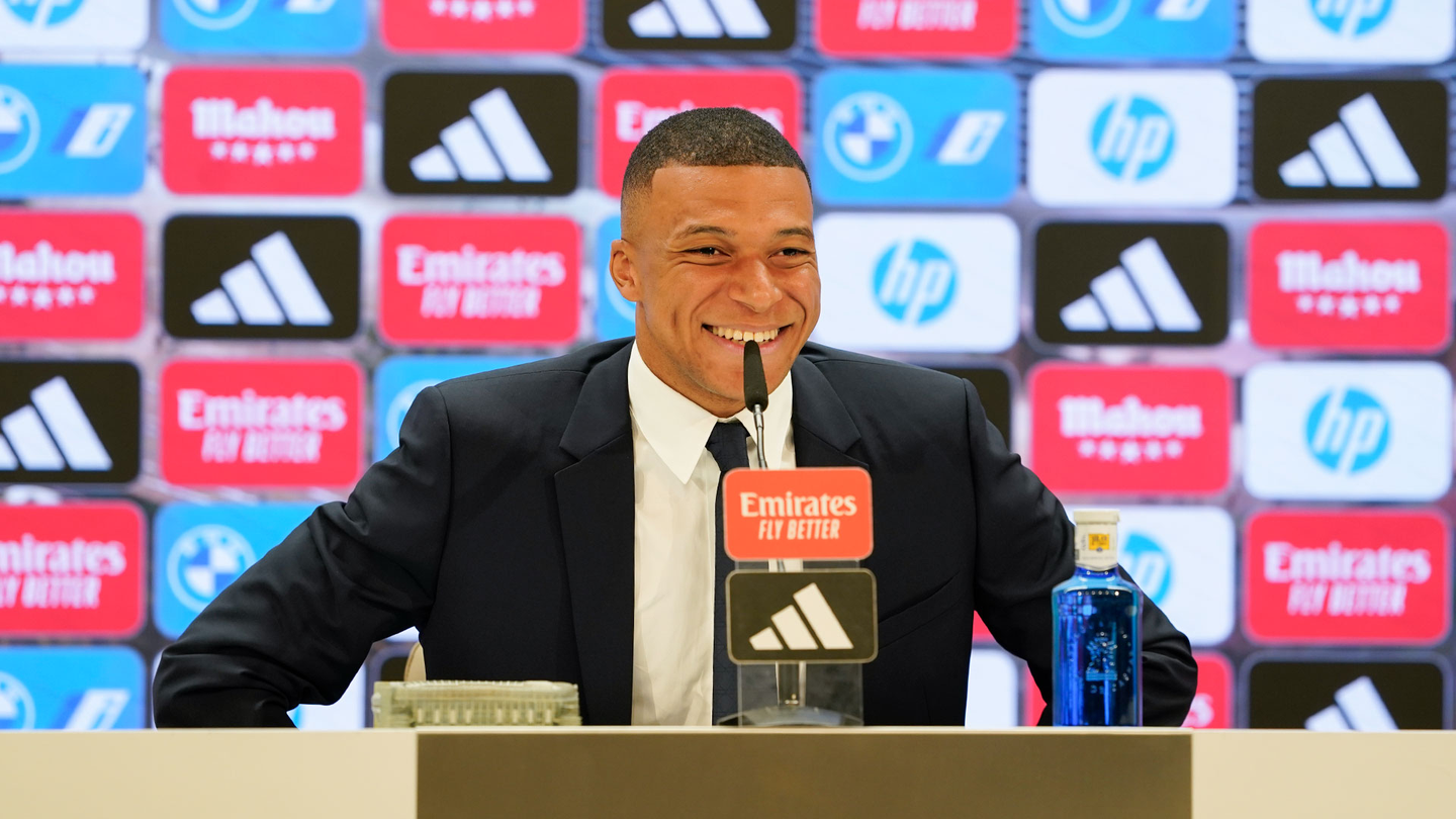 Kylian Mbappé é apresentado no Real Madrid