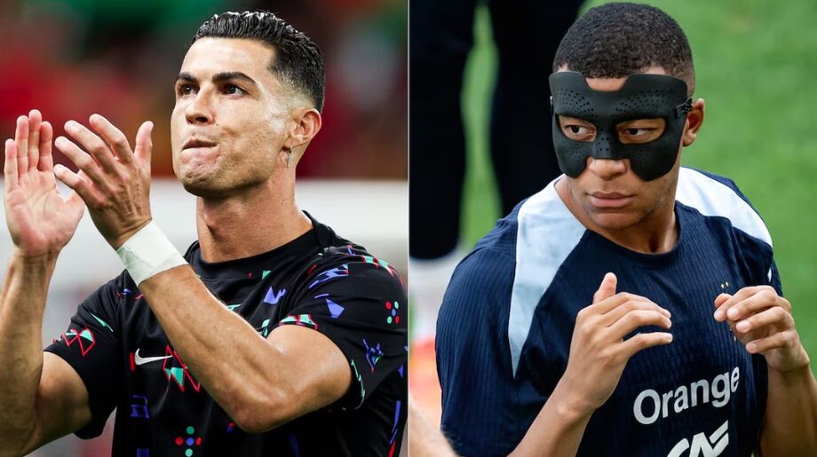 Cristiano Ronaldo e Kylian Mbappé se enfrentam pelas quartas de final da Eurocopa 2024