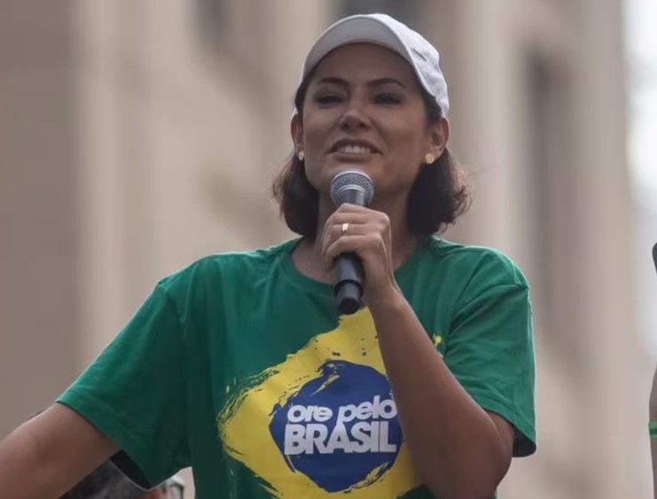 A ex-primeira-dama Michelle Bolsonaro