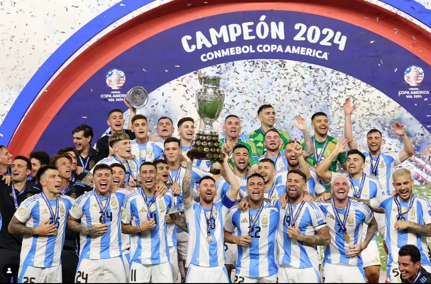 Messi chegou a sua quinta final de Copa América e conquista o segundo troféu