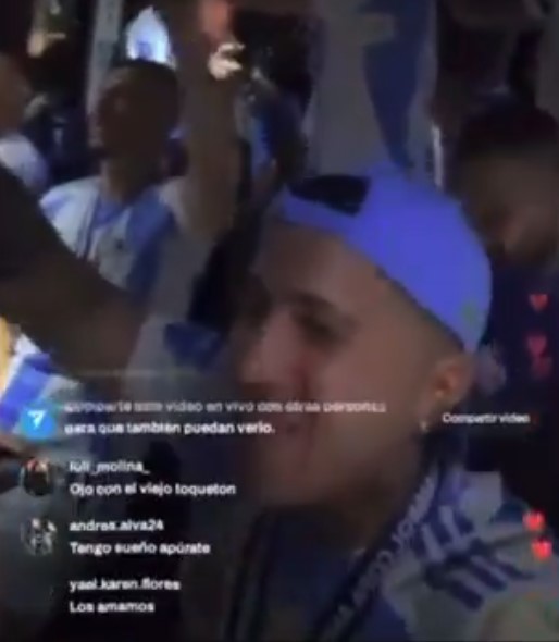 A seleção argentina entoou os cânticos racistas em comemoração ao titulo da Copa América