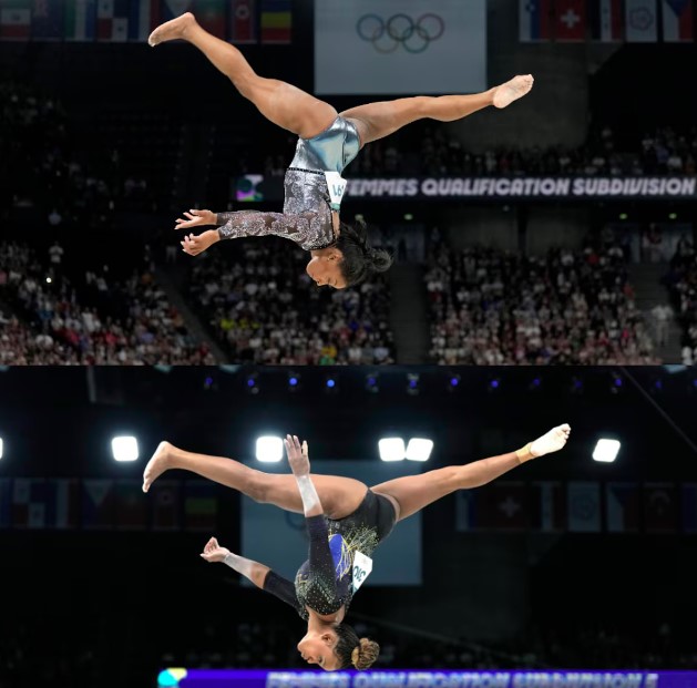 Simone Biles e Rebeca Andrade se enfrentam em cinco finais da ginástica artística nas Olimpíadas de Paris 2024