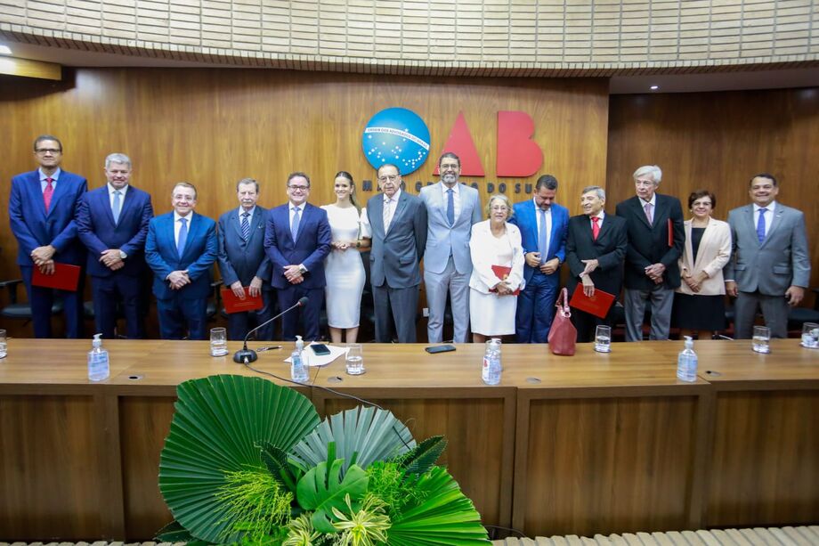 O evento foi realizado na sede da OAB/MS e contou com a presença de diversas autoridades e membros da advocacia estadual.