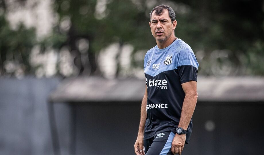 Fábio Carille, técnico do Santos.