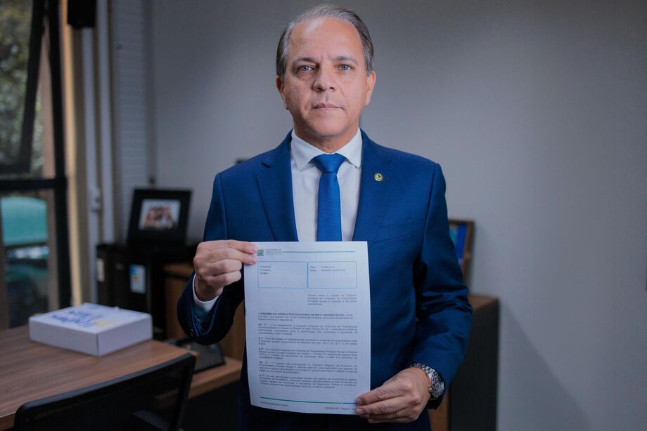 Coronel David propôs a criação de um cadastro para identificar e punir invasores de propriedades no Mato Grosso do Sul.