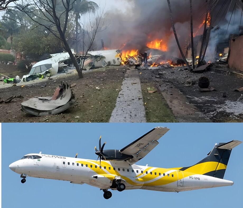 Um avião com 62 pessoas a bordo caiu em Vinhedo, SP, matando todos os ocupantes. Condições meteorológicas, como formação de gelo, podem ter contribuído para a tragédia.