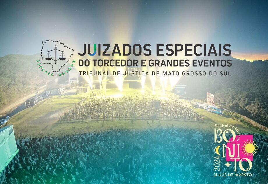 Novo Juizado do Torcedor e Grandes Eventos estreia no Festival de Inverno de Bonito