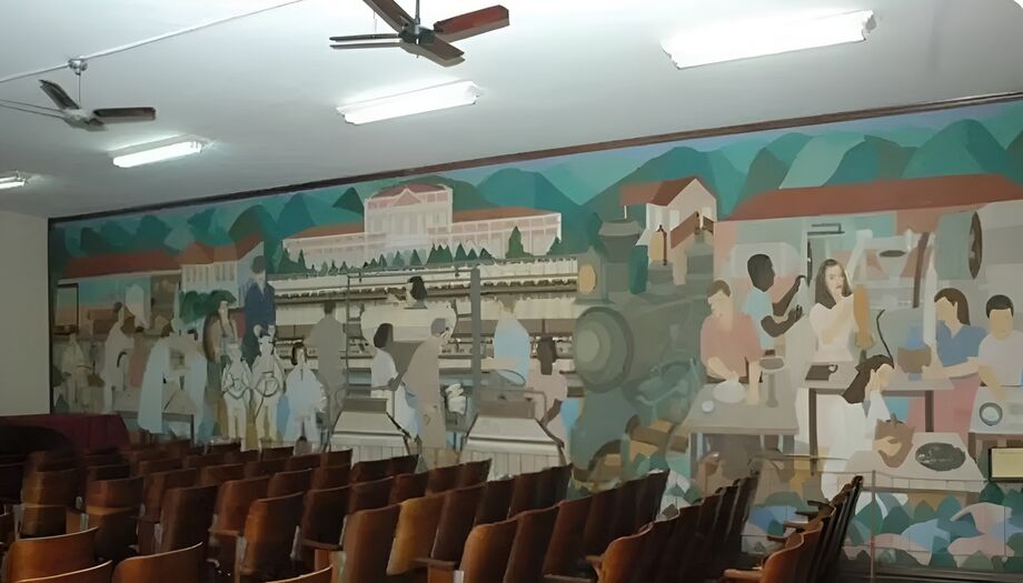 MPF acompanha restauração de painel da artista Djanira em Petrópolis