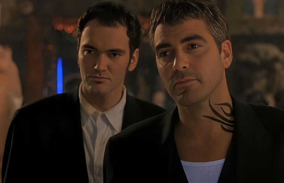 Clooney e Tarantino trabalharam juntos e interpretaram irmãos no filme de 1996 do diretor, Um Drink no Inferno