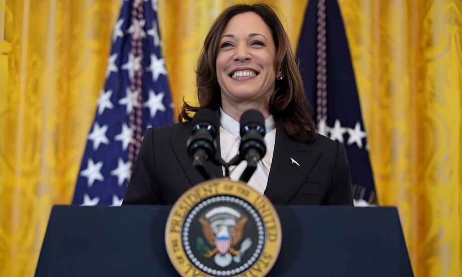A vice-presidente dos Estados Unidos, Kamala Harris