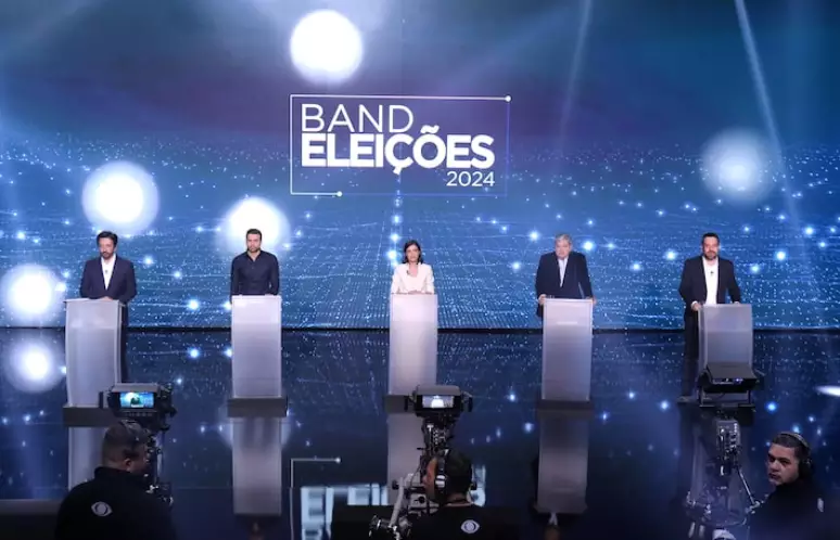 Debate na Band em SP tem troca de farpas, Nunes como alvo e Marçal destemperado