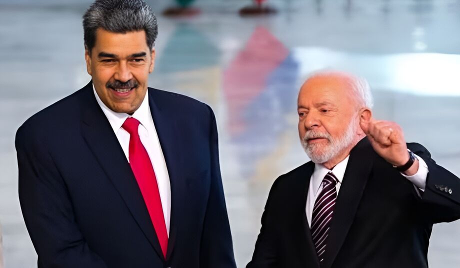 Lula recebe o ditador da Venezuela, Nicolás Maduro, em Brasília, em 2023; venezuelano quer falar com o Presidente brasileiro