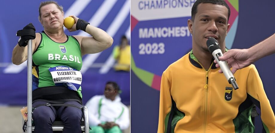 Beth Gomes e Gabriel Araújo serão os porta-bandeiras do Brasil nas Paralimpíadas de Paris
